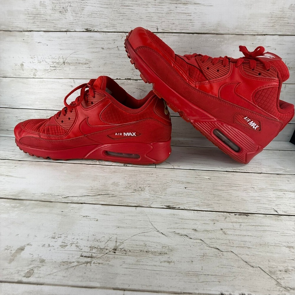 Nike Air Max 90 Essential University Red Mens Size 13 AJ1285-602 Running Shoes